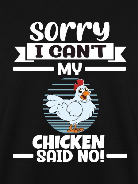 Lustiger Hühner Spruch Huhn