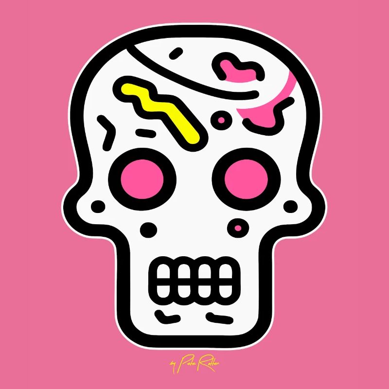 Pop Art Skull