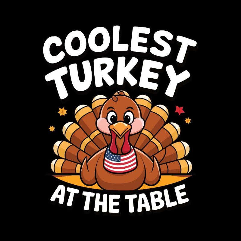 Dinde drôle de Thanksgiving