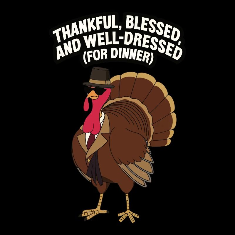 Lustiger Thanksgiving Truthahn