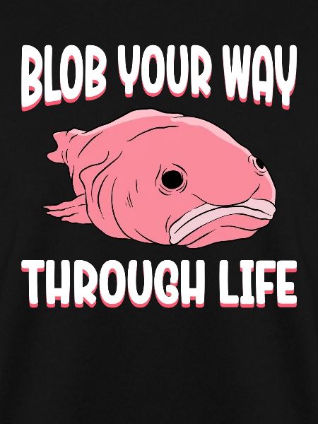 Lustige Blobfische Niedlicher Blobfisch