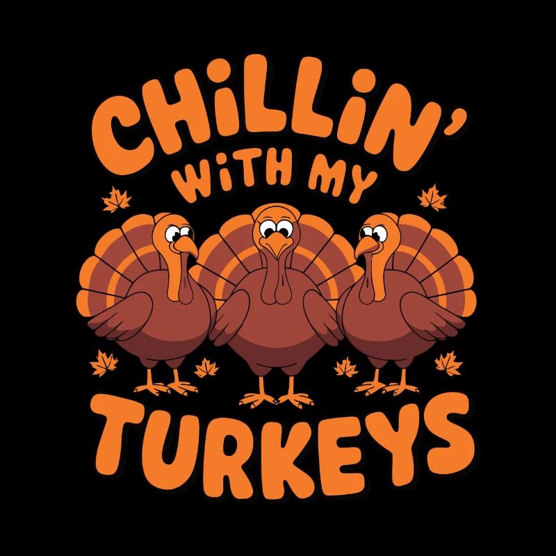 Dinde drôle de Thanksgiving