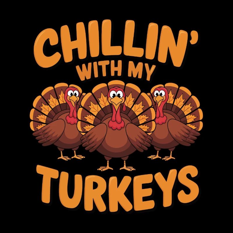 Dinde drôle de Thanksgiving