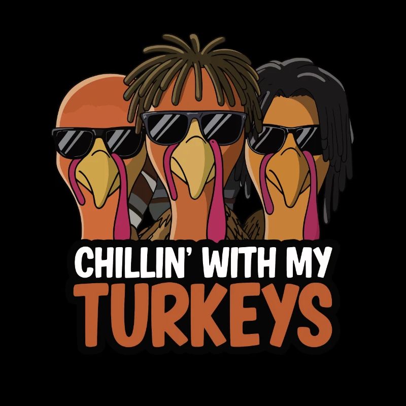 Lustiger Thanksgiving Truthahn