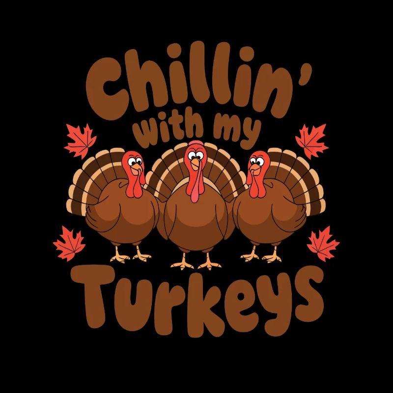 Dinde drôle de Thanksgiving
