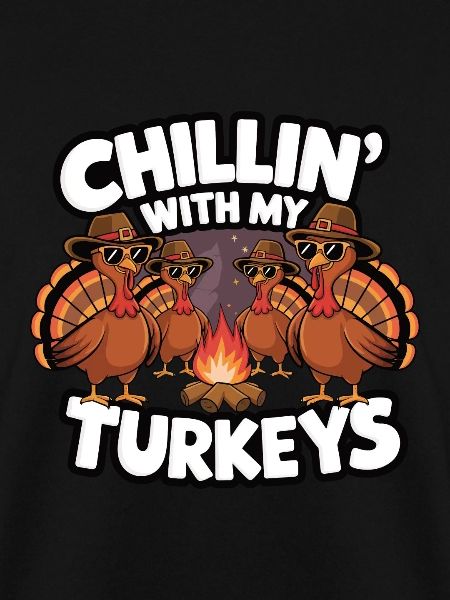 Lustiger Thanksgiving Truthahn