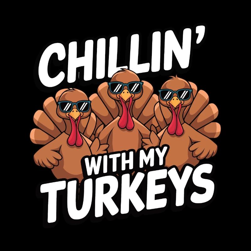Lustiger Thanksgiving Truthahn
