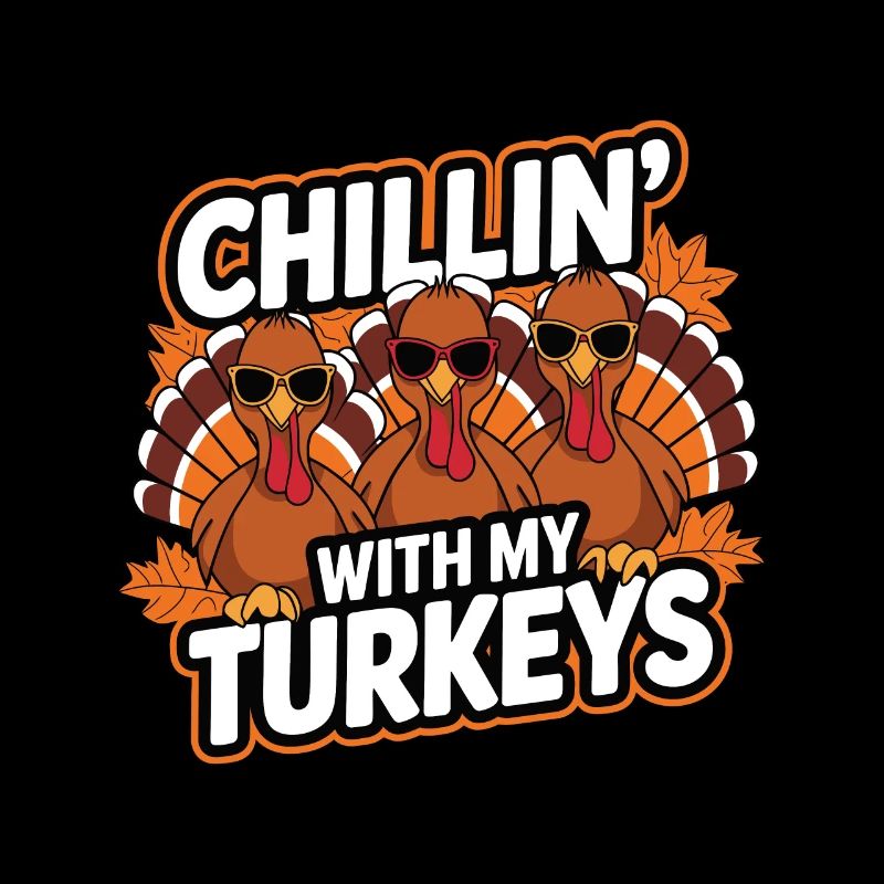 Lustiger Thanksgiving Truthahn