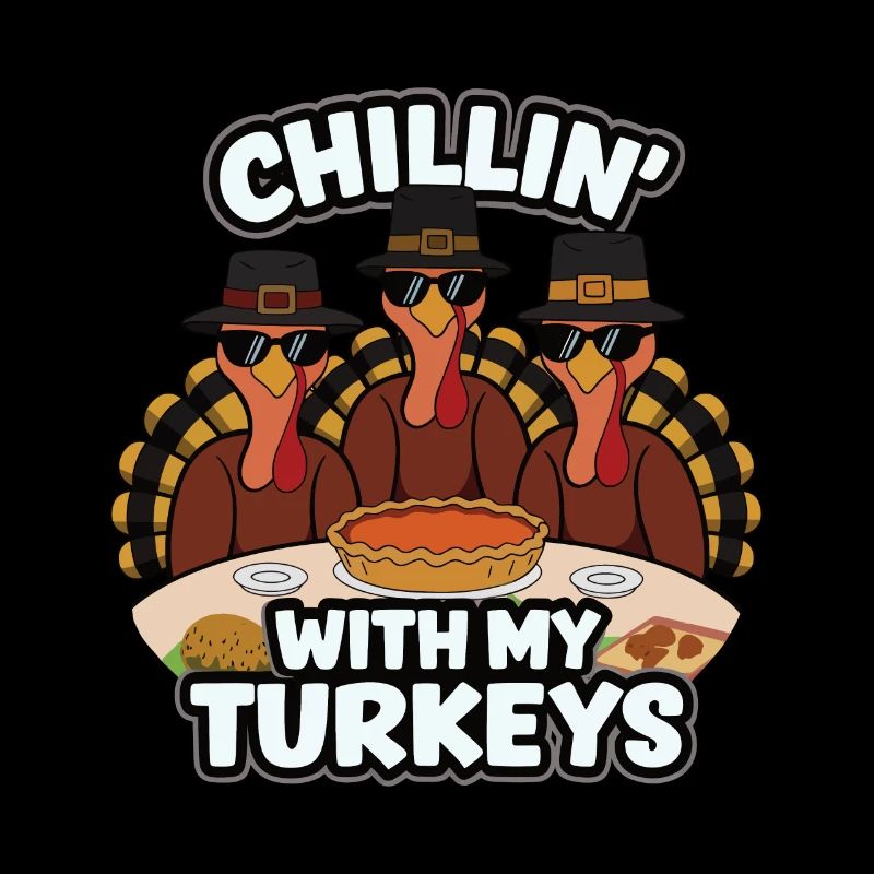 Dinde drôle de Thanksgiving