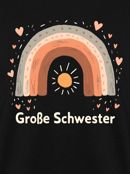 Große Schwester Regenbogen Boho