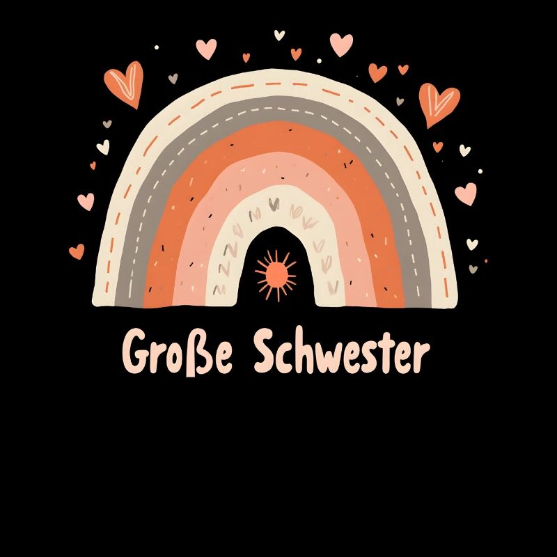 Große Schwester Regenbogen Boho