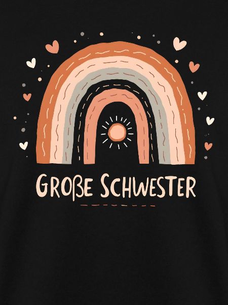 Große Schwester Regenbogen Boho