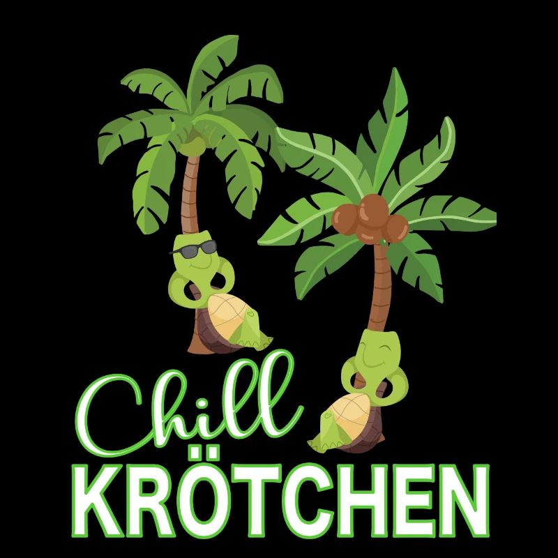 Chillkrötchen Schildkröte Lustiges Design