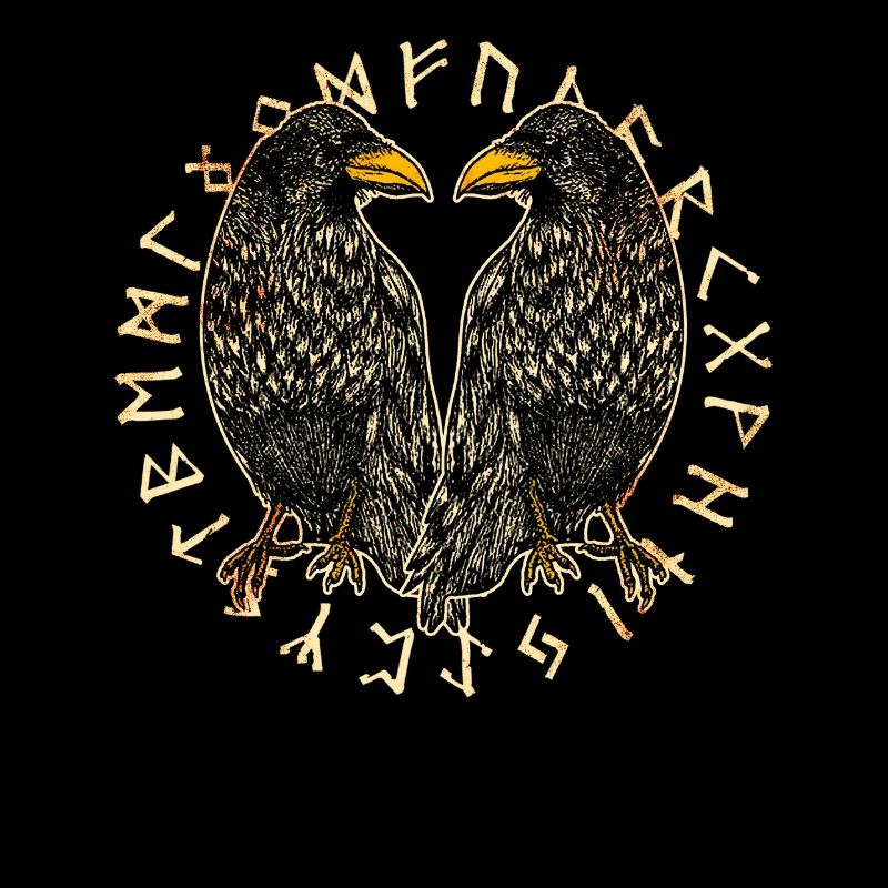 Hugin and Munin - Odin's Ravens