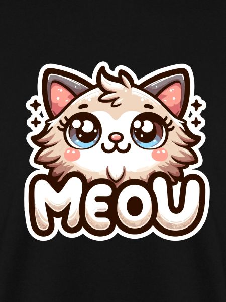 Meow - Katze Illustration