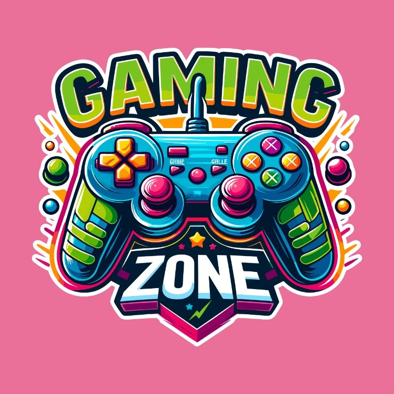 Gaming Zone - Controller Illustration
