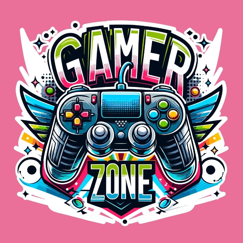 Gamer Zone - Controller Illustration