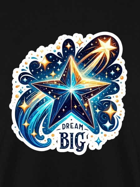 Dream Big - Sternschnuppe Illustration