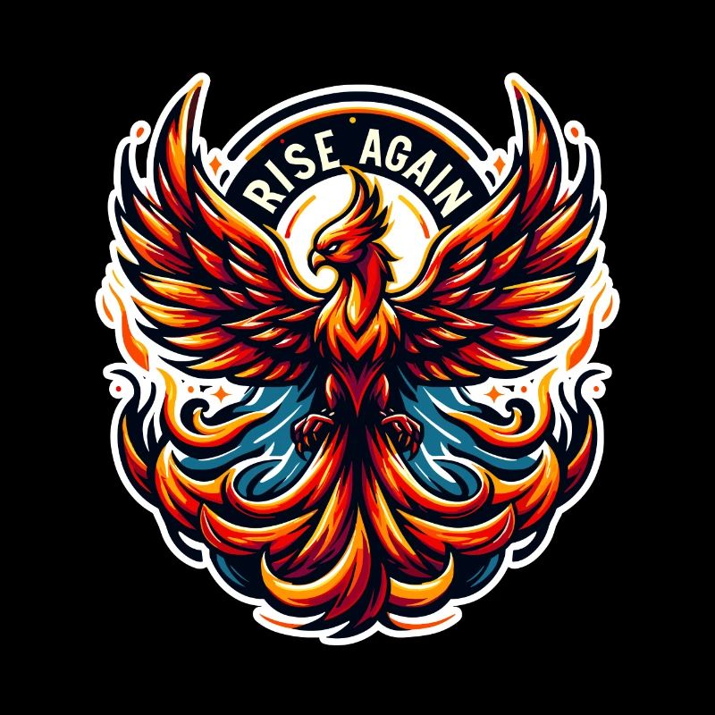 Rise Again - Phönix Illustration