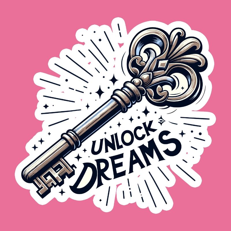 Unlock Dreams - Key Illustration