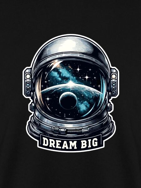 Dream Big - Astronaut Illustration