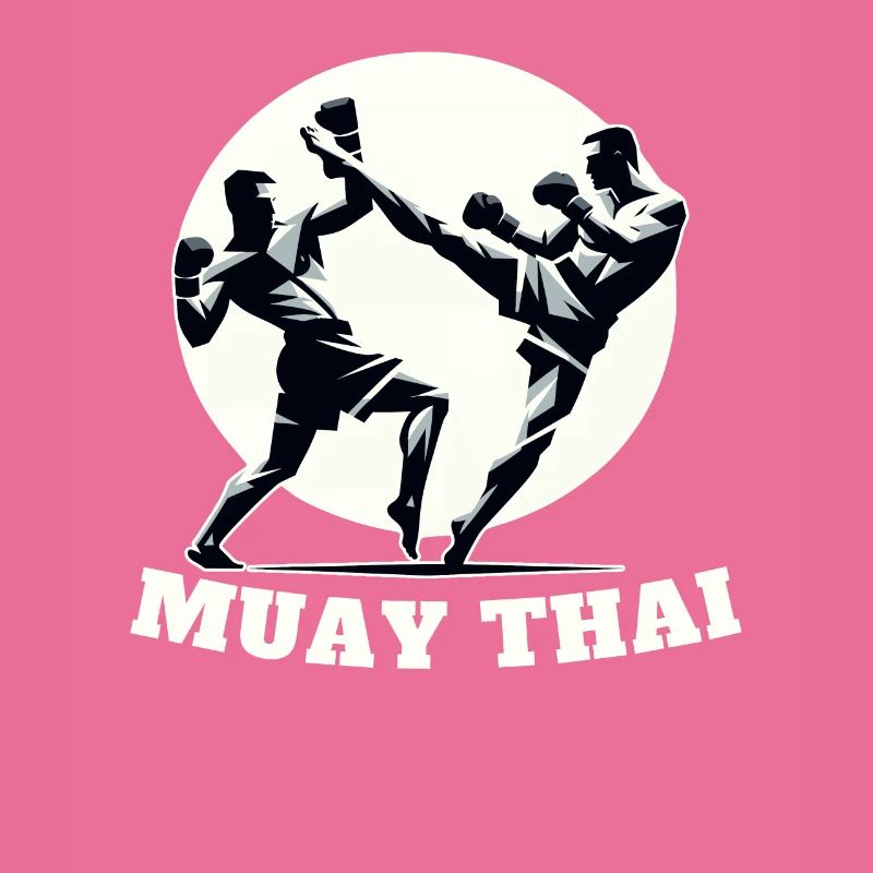 Conception de combattant Muay Thai