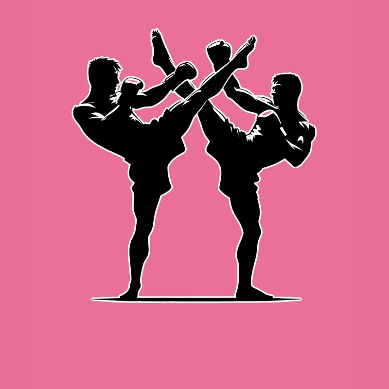 Conception de combattant Muay Thai