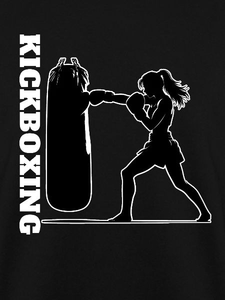 Kickbox Frau Design