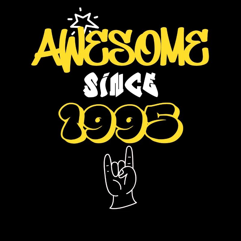 Awesome since 1995 graffiti style