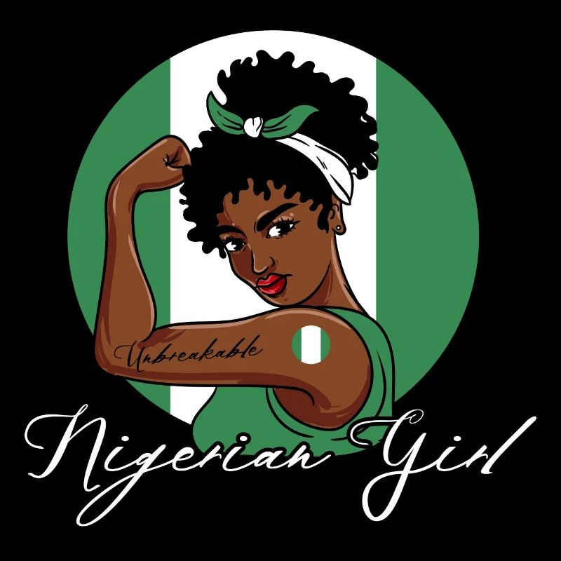 Unzerbrechliches nigerianisches Mädchen