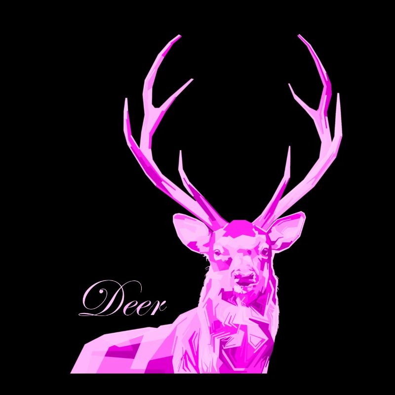 Cerf rose
