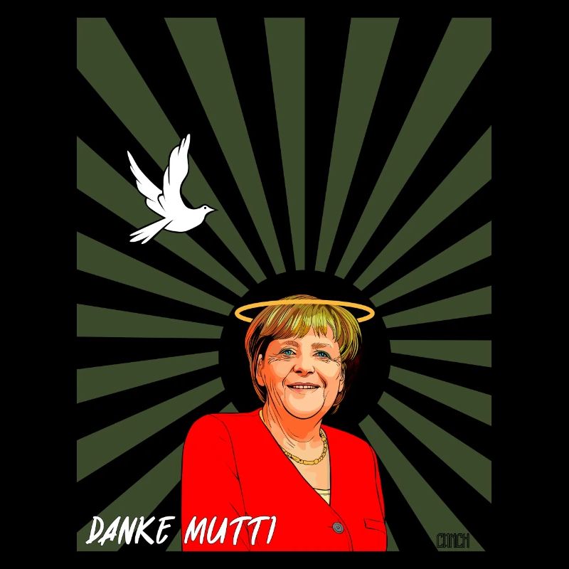 Danke Mutti Oliv Schwarz