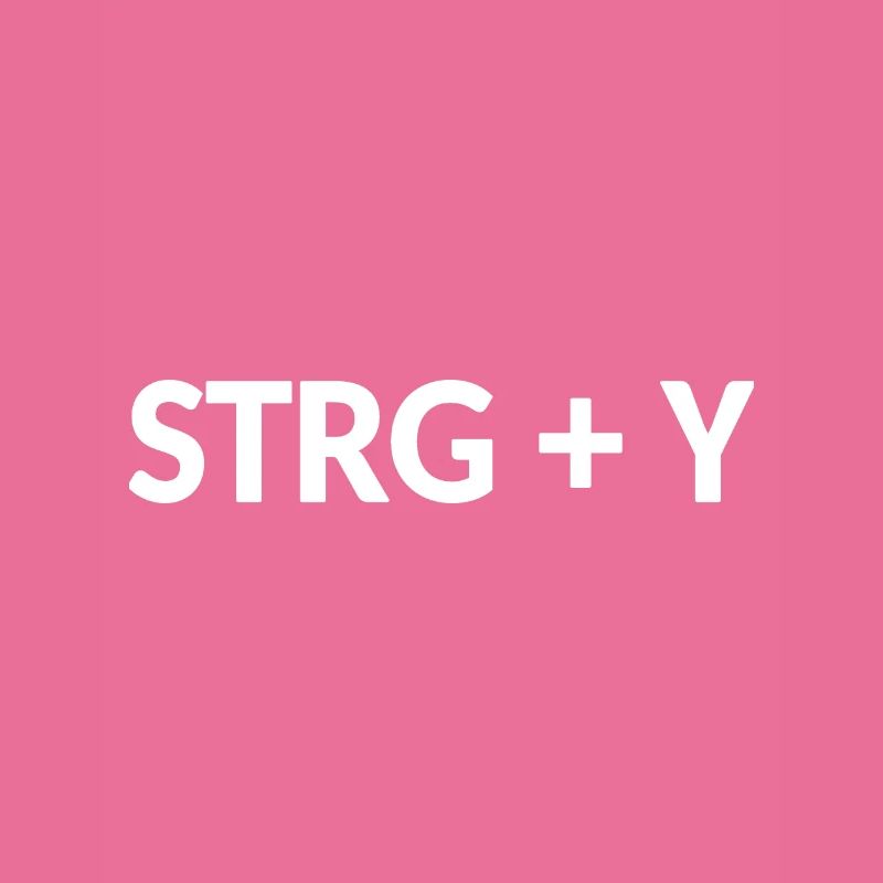 Raccourci Ctrl + Y - Répéter la conception
