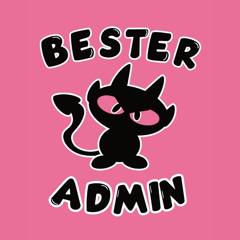 cooles bester Admin Design mit Teufelchen