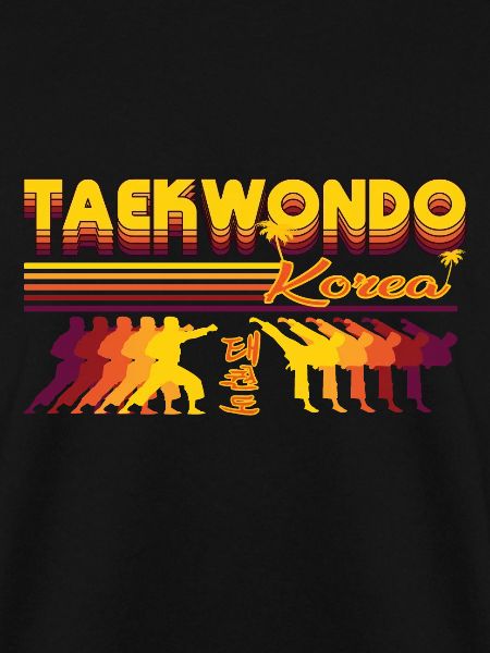 Cooles Retro Taekwondo Design