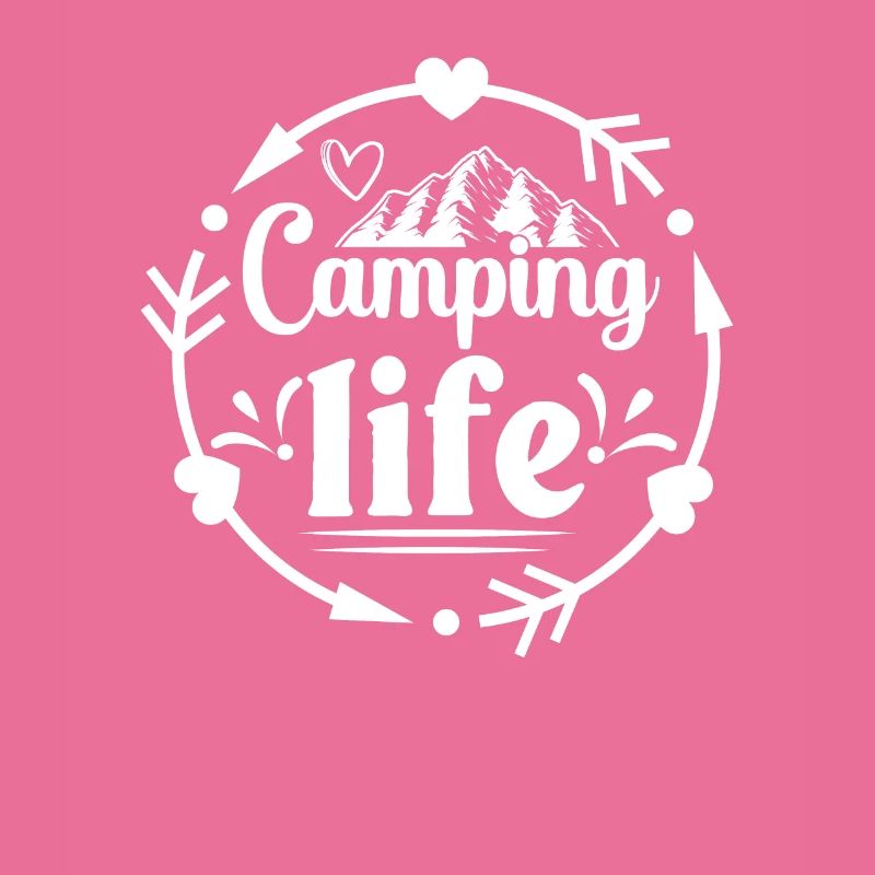 Camping Leben Wandershirt