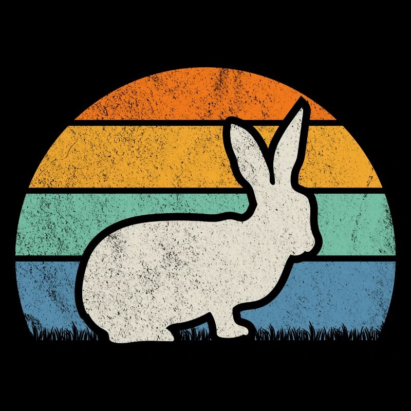 Rabbit retro, Easter, Rabbit lover, rammler