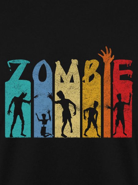 Zombie retro Halloween Design