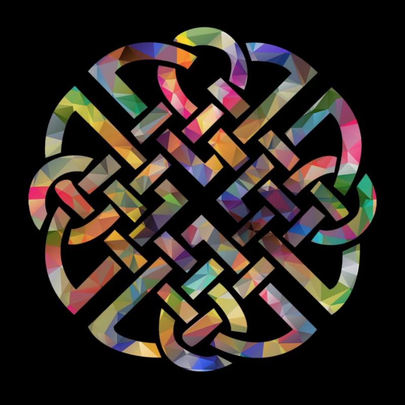 Noeud celtique, logo coloré