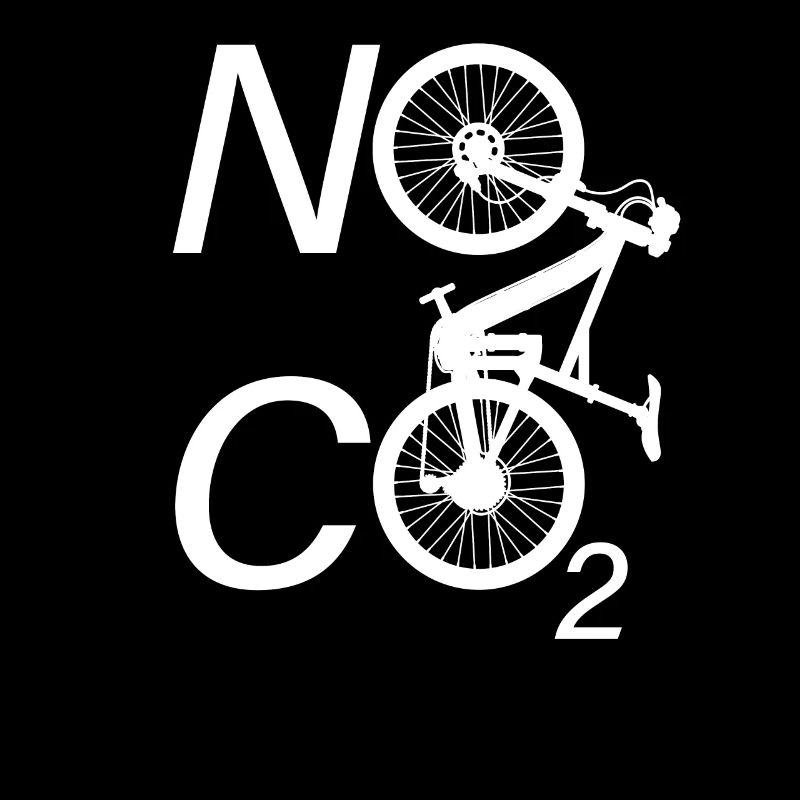 Pas de CO2 Vélo Changement climatique VTT VTT E-Bike