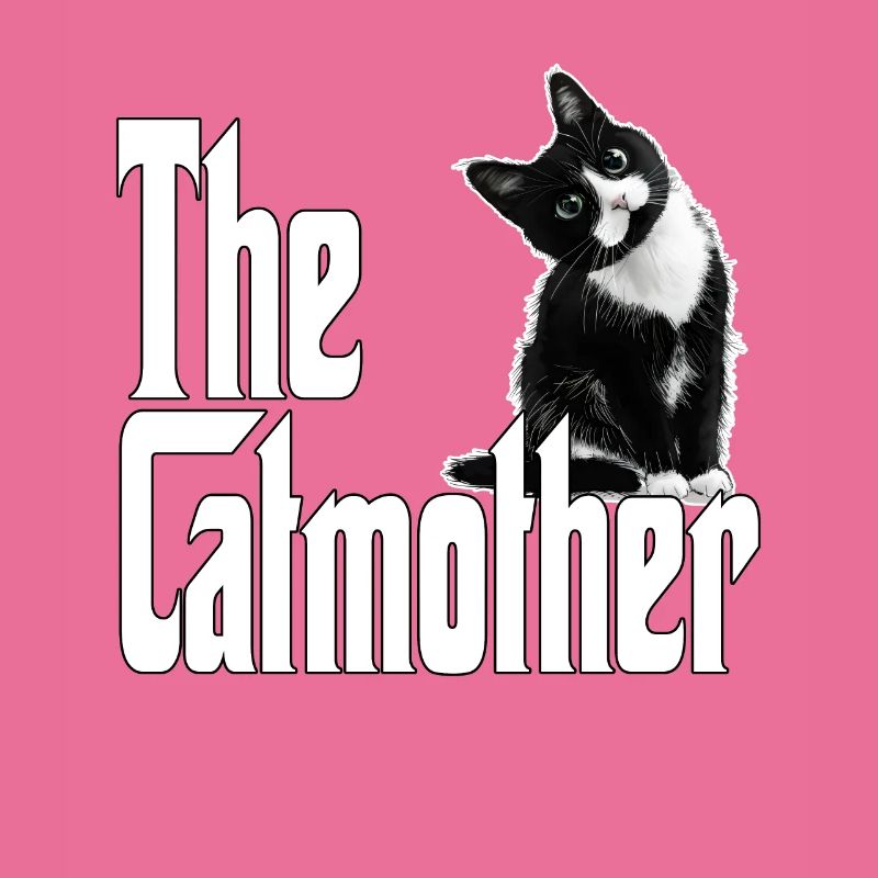 Katze Mutter La Catmother Chat Crazy Maman Maman