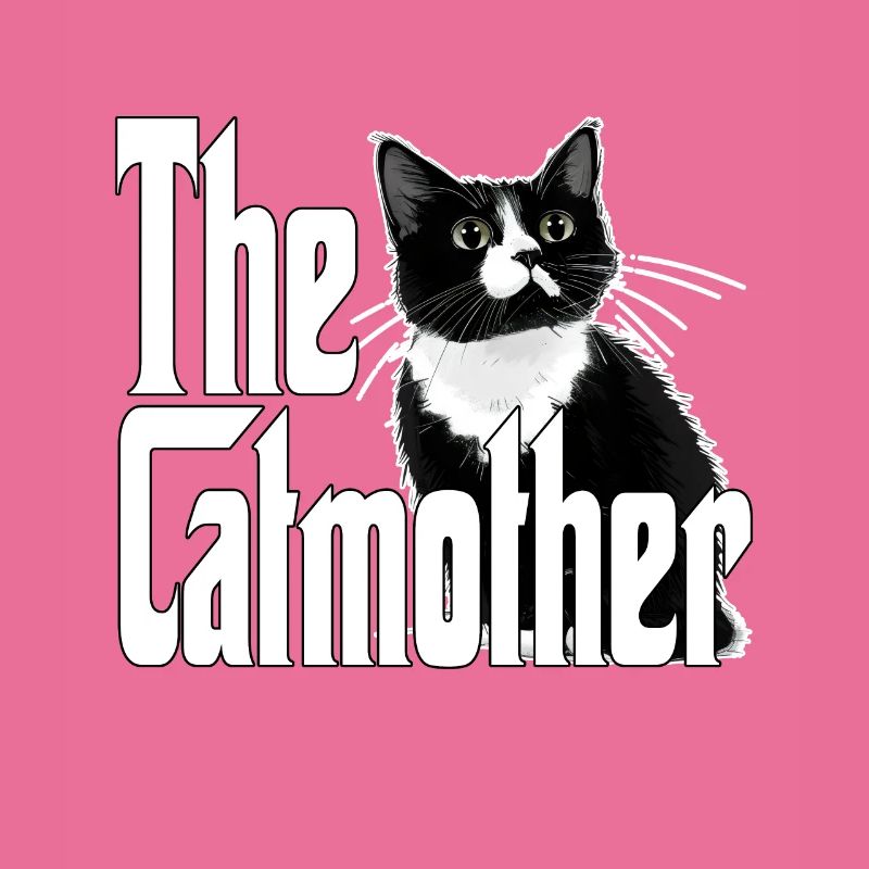 Katze Mutter La Catmother Chat Crazy Maman Maman
