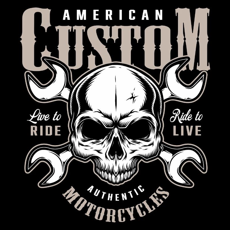 custom motorcycles biker
