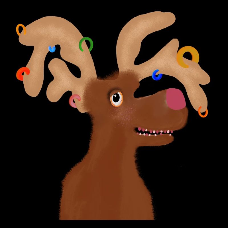 Rudolph das Rentier Piercing