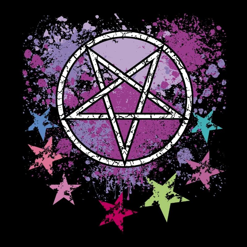 Pentagramm mit Sternen