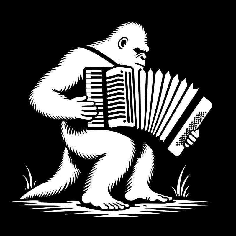 Accordéoniste Bigfoot