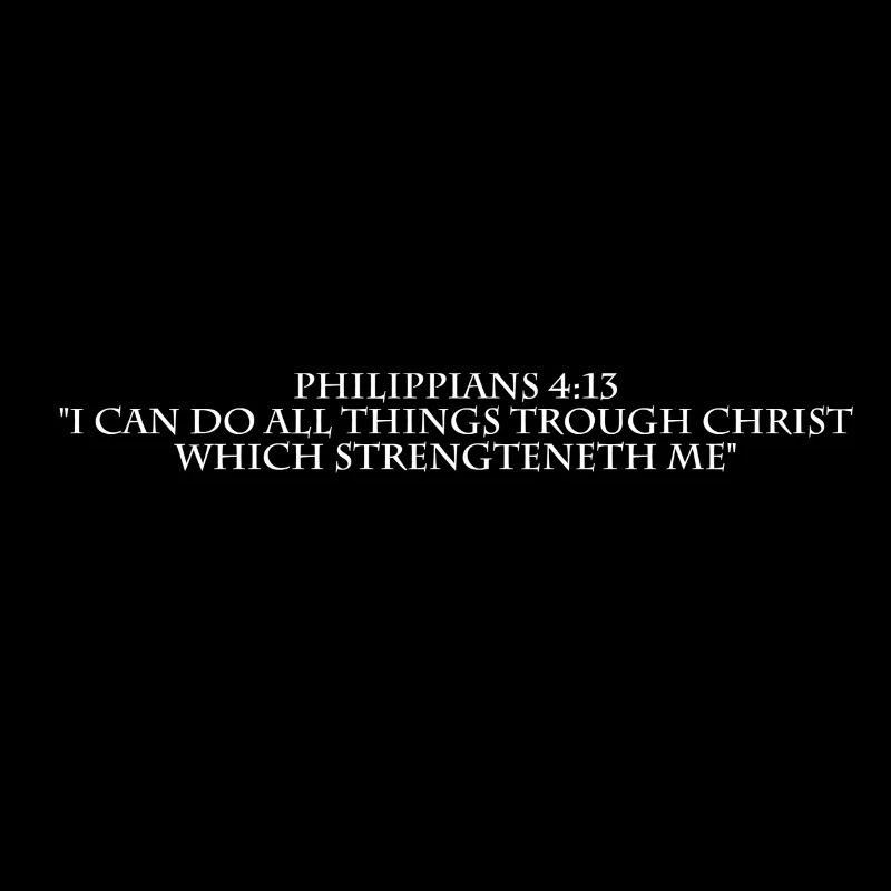 Philippians 4:13 white lettered