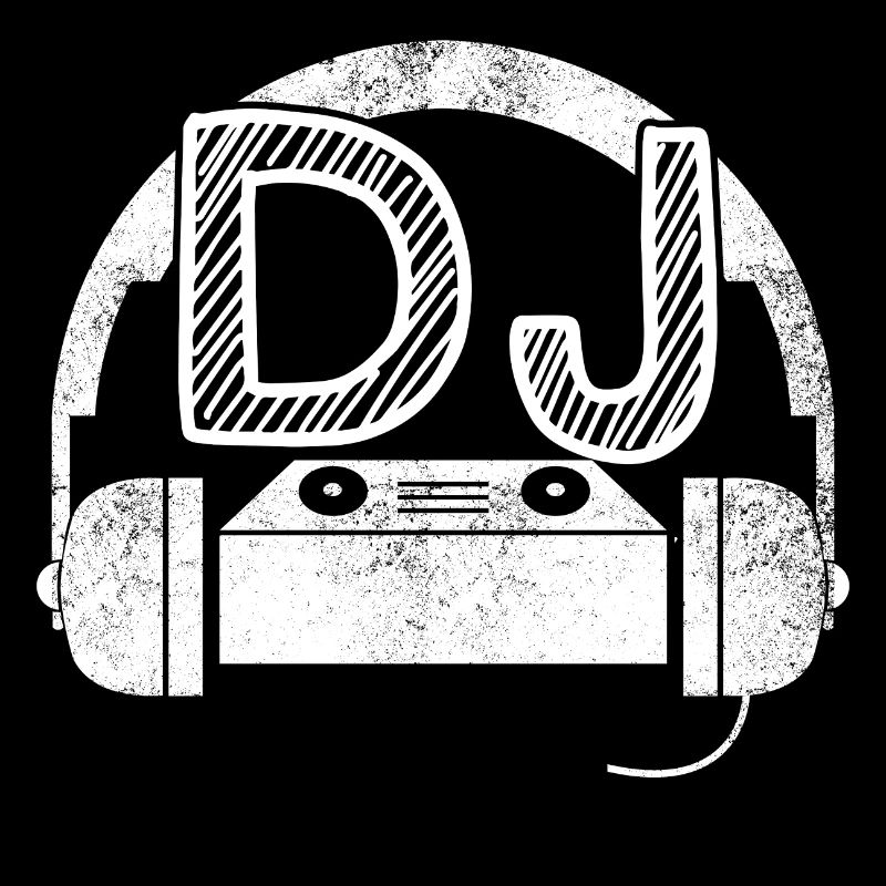 DJ Mischpult mit Kopfhörern