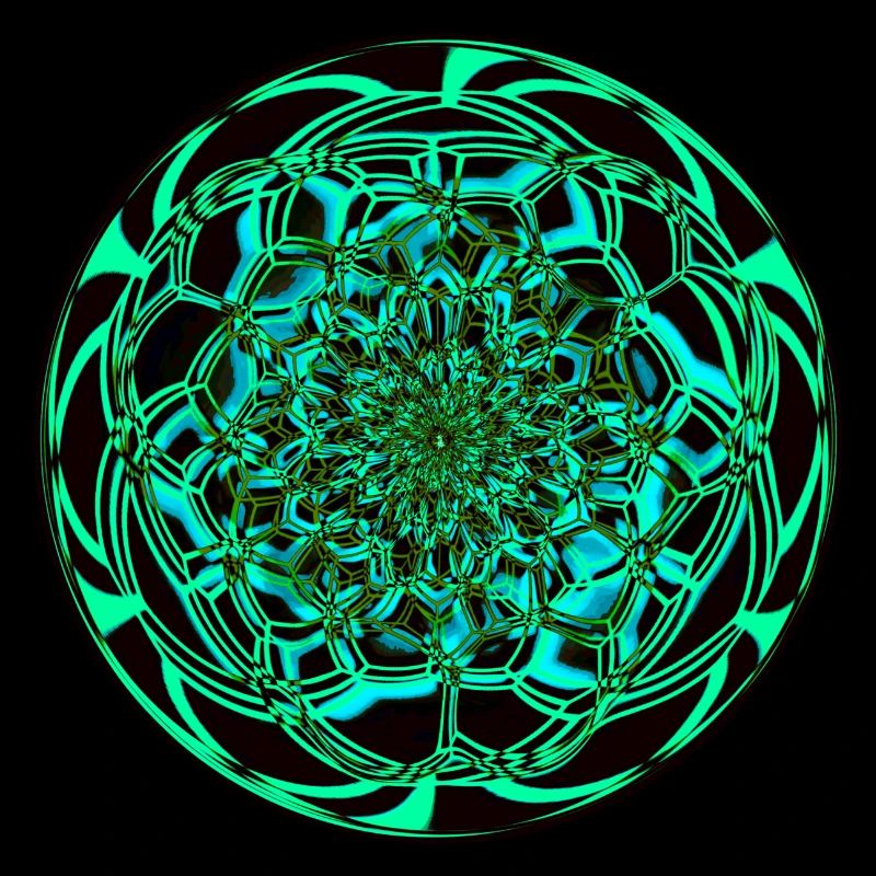 Trippy Mandala Fraktal