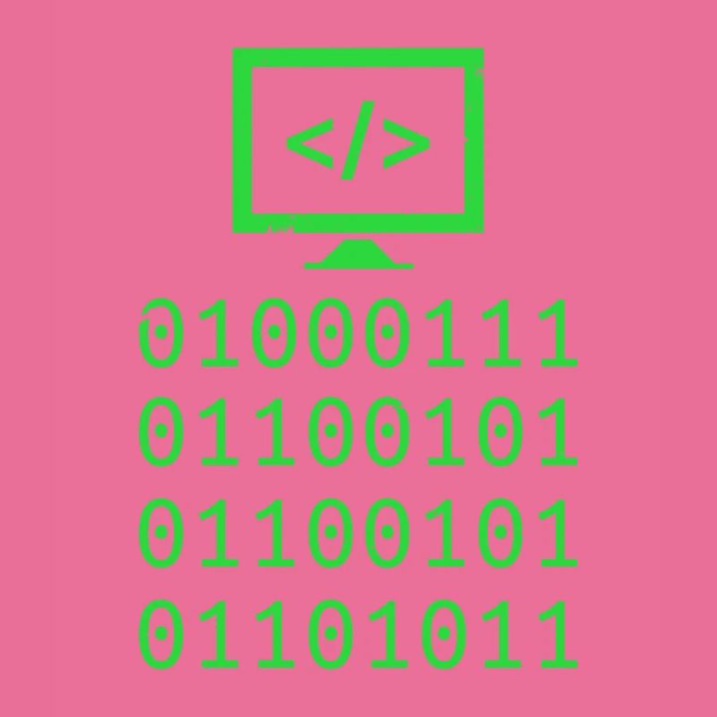 Programmieren von Binary Code Coding Gift